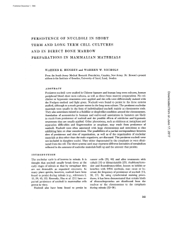 preparations in mammalian materials