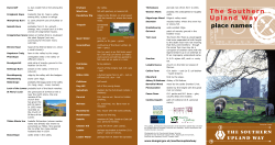 Place Names PDF - Southern Upland Way
