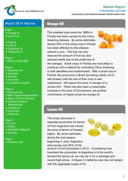 Orange Oil Lemon Oil - Citrus and Allied Essences