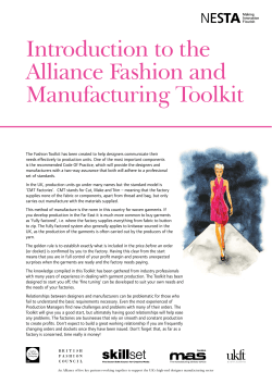 The Fashion Toolkit as One Document