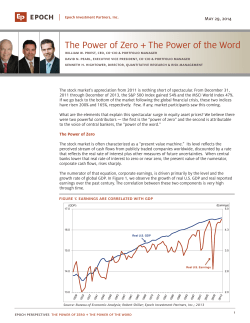 The Power of Zero + The Power of the Word
