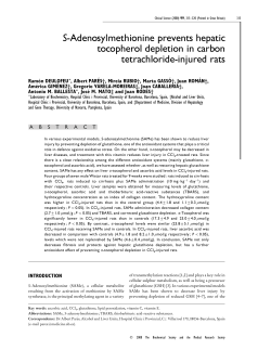 S-Adenosylmethionine prevents hepatic