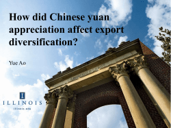 How did Chinese yuan appreciation affect export