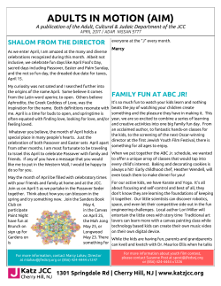 Our AIM Newsletter