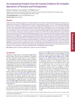 An Autosomal Analysis Gives No Genetic