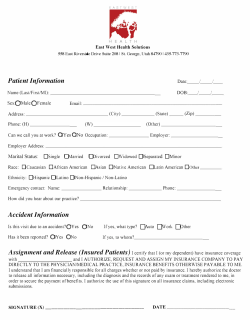 EastWest Welcome Packet