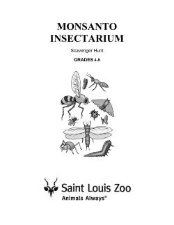 monsanto insectarium