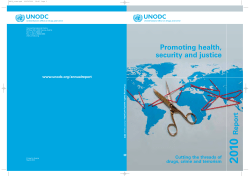 Promoting health, security and justice