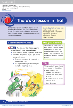 There`s a lesson in that - Assets