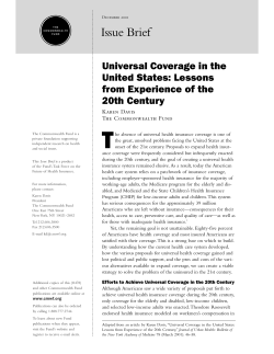 Issue Brief - The Commonwealth Fund