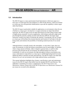MS-50 ARGON Manual Addendum