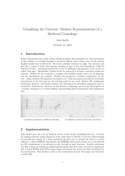Modern Representations of a Medieval Cosmology