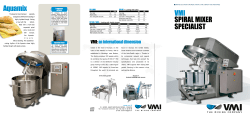 Spiral mixers