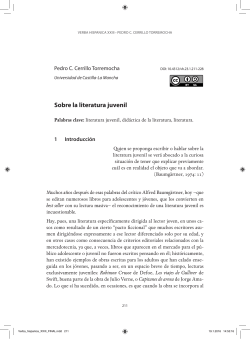 Sobre la literatura juvenil