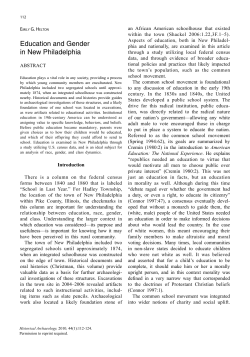 Emily Helton - Plymouth Colony Archive Project