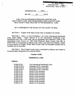 Ord 3929 - County of Maui