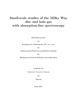 Small-scale studies of the Milky Way disc and halo gas with