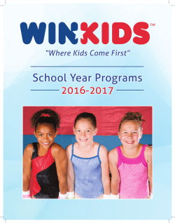 School Year Programs