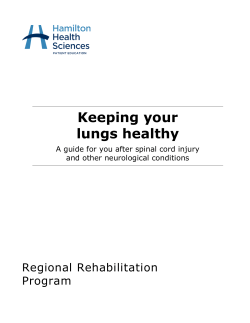 Keeping your lungs healthy