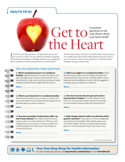 HealtH tip #2 Your One-Stop Shop for Health information