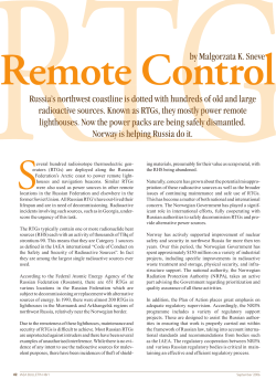IAEA Bulletin Volume 48, No.1 - Remote Control: Decommissioning