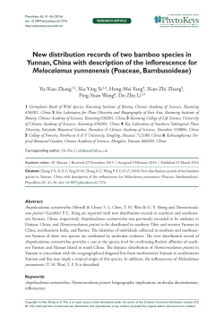 New distribution records of two bamboo species in
