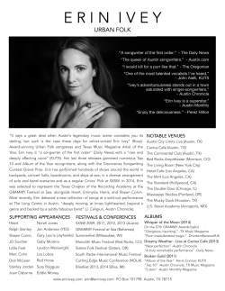 OneSheet - Erin Ivey