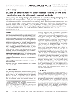 SILVER: an efficient tool for stable isotope