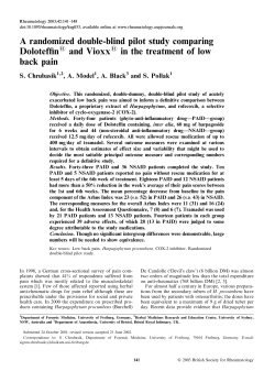 A randomized double-blind pilot study comparing