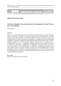 full text - Ostravsk&aacute; univerzita