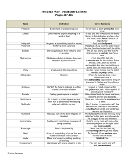 File - The Book Thief Novel Study
