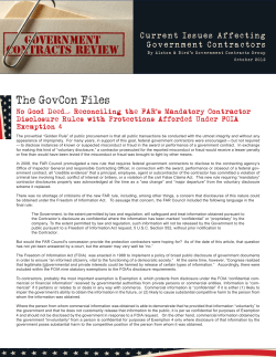 The proverbial &ldquo;Golden Rule&rdquo; of public procurement is that all public