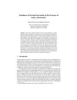 Soundness of Formal Encryption in the Presence of