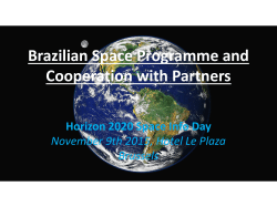 Brazil - Horizon 2020 Space Information Day