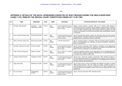 DETAILS OF THE NATAL AFRIKANERS CONVICTED OF HIGH