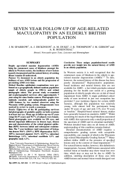 seven year follow-up of age-related maculop athy in an