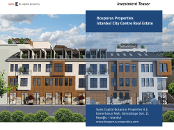 Bosporus Properties Istanbul City Centre Real Estate Corporate