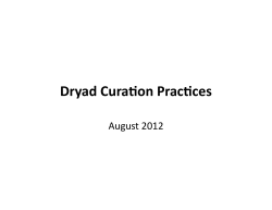 Dryad CuraZon PracZces