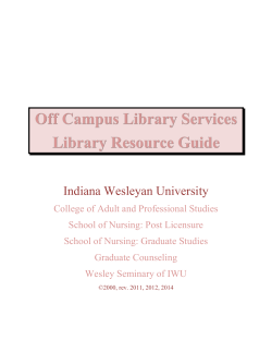 Library Resource Guide - OCLS
