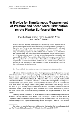 A Device For Simultaneous Measurement Of Pressure