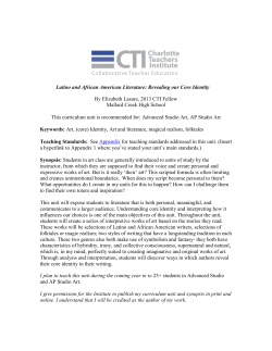 Final Unit  - Charlotte Teachers Institute