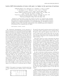 Lattice QCD determination of states with spin 5 2 or higher