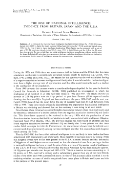 the rise of national intelligence: evidence from britain, japan and the