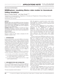 MSMExplorer: visualizing Markov state models for biomolecule