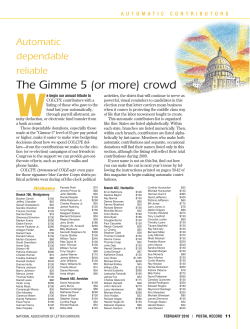 Automatic dependable reliable: The Gimme 5 (or more) crowd
