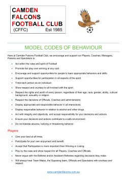 CFFC Code of Conduct Policy Here