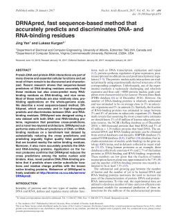 and RNA-binding residues