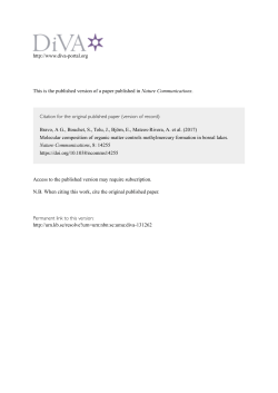 Molecular composition of organic matter controls