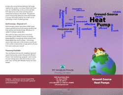 Ground Source Heat Pumps