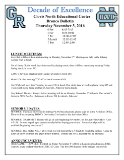 clovis high school - Clovis North Educational Center